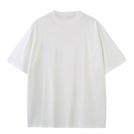 Premium Heavyweight 260 GSM Oversized White T-Shirt