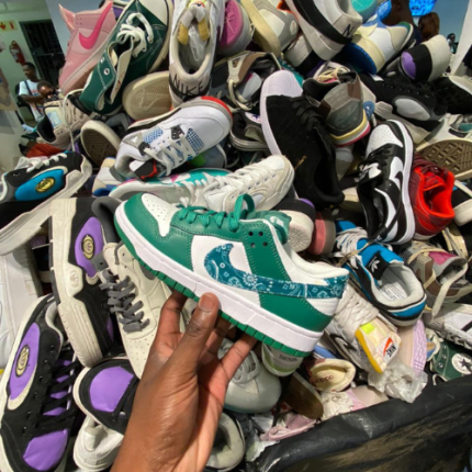dunk lows green