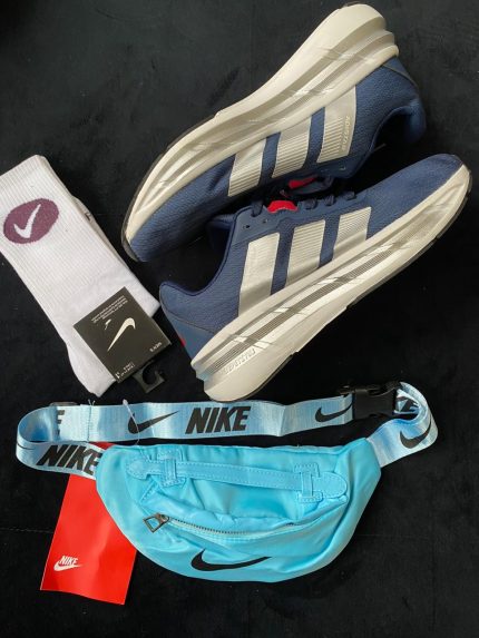 Combo deal (adidas Adistar Running Shoes plus bag plus socks)