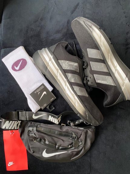 Combo deal (adidas Adistar Running Shoes plus bag plus socks)